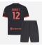 AC Milan Adrien Rabiot #12 3rd trikot Kinder 2026-27 Kurzarm (+ kurze hosen)