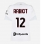 AC Milan Adrien Rabiot #12 Auswärtstrikot Frauen 2026-27 Kurzarm AC Milan Adrien Rabiot #12 Auswärtstrikot Frauen 2026-27 Kurzarm