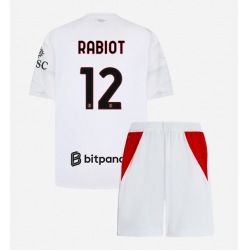 AC Milan Adrien Rabiot #12 Auswärtstrikot Kinder 2026-27 Kurzarm (+ kurze hosen)