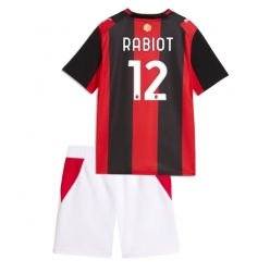 AC Milan Adrien Rabiot #12 Heimtrikot Kinder 2026-27 Kurzarm (+ kurze hosen)