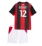 AC Milan Adrien Rabiot #12 Heimtrikot Kinder 2026-27 Kurzarm (+ kurze hosen)