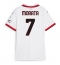 AC Milan Alvaro Morata #7 Auswärtstrikot Frauen 2024-25 Kurzarm