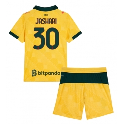 AC Milan Ardon Jashari #30 3rd trikot Kinder 2025-26 Kurzarm (+ kurze hosen)