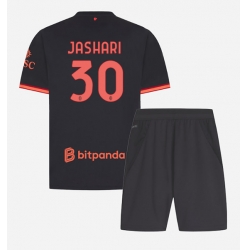 AC Milan Ardon Jashari #30 3rd trikot Kinder 2026-27 Kurzarm (+ kurze hosen)