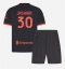 AC Milan Ardon Jashari #30 3rd trikot Kinder 2026-27 Kurzarm (+ kurze hosen)