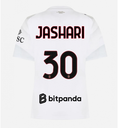 AC Milan Ardon Jashari #30 Auswärtstrikot Frauen 2026-27 Kurzarm AC Milan Ardon Jashari #30 Auswärtstrikot Frauen 2026-27 Kurzarm