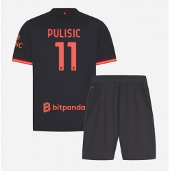 AC Milan Christian Pulisic #11 3rd trikot Kinder 2026-27 Kurzarm (+ kurze hosen)