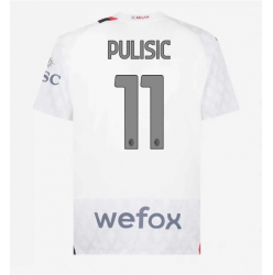 AC Milan Christian Pulisic #11 Auswärtstrikot 2023-24 Kurzarm