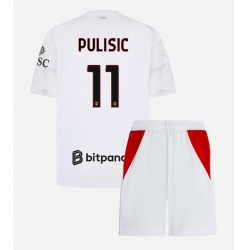 AC Milan Christian Pulisic #11 Auswärtstrikot Kinder 2026-27 Kurzarm (+ kurze hosen)