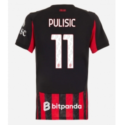 AC Milan Christian Pulisic #11 Heimtrikot Frauen 2025-26 Kurzarm