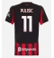 AC Milan Christian Pulisic #11 Heimtrikot Frauen 2025-26 Kurzarm AC Milan Christian Pulisic #11 Heimtrikot Frauen 2025-26 Kurzarm
