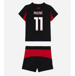 AC Milan Christian Pulisic #11 Heimtrikot Kinder 2025-26 Kurzarm (+ kurze hosen)