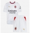 AC Milan Christopher Nkunku #18 Auswärtstrikot Kinder 2026-27 Kurzarm (+ kurze hosen)