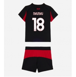 AC Milan Christopher Nkunku #18 Heimtrikot Kinder 2025-26 Kurzarm (+ kurze hosen)