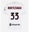 AC Milan Davide Bartesaghi #33 Auswärtstrikot Frauen 2026-27 Kurzarm AC Milan Davide Bartesaghi #33 Auswärtstrikot Frauen 2026-27 Kurzarm