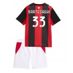 AC Milan Davide Bartesaghi #33 Heimtrikot Kinder 2026-27 Kurzarm (+ kurze hosen)
