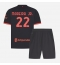 AC Milan Diego Moreira #22 3rd trikot Kinder 2026-27 Kurzarm (+ kurze hosen)