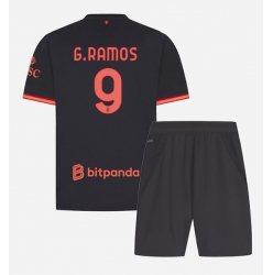 AC Milan Goncalo Ramos #9 3rd trikot Kinder 2026-27 Kurzarm (+ kurze hosen)