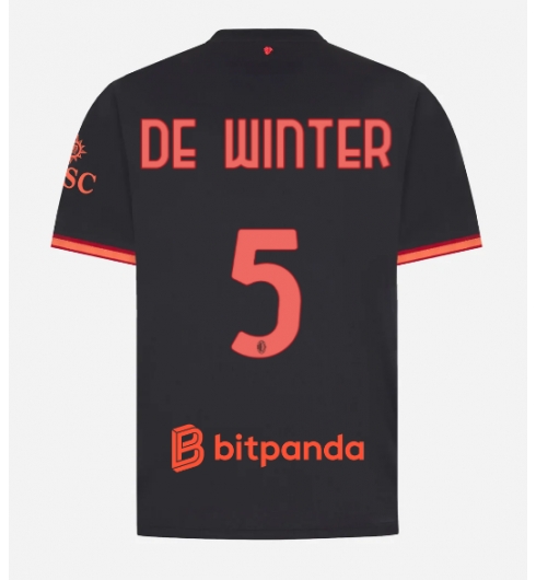 AC Milan Koni De Winter #5 3rd trikot 2026-27 Kurzarm AC Milan Koni De Winter #5 3rd trikot 2026-27 Kurzarm