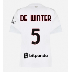 AC Milan Koni De Winter #5 Auswärtstrikot Frauen 2026-27 Kurzarm