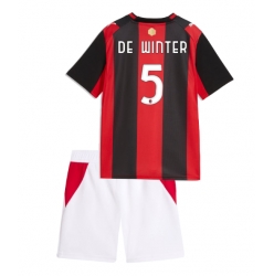 AC Milan Koni De Winter #5 Heimtrikot Kinder 2026-27 Kurzarm (+ kurze hosen)