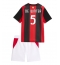 AC Milan Koni De Winter #5 Heimtrikot Kinder 2026-27 Kurzarm (+ kurze hosen)