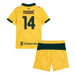 AC Milan Luka Modric #14 3rd trikot Kinder 2025-26 Kurzarm (+ kurze hosen)
