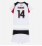 AC Milan Luka Modric #14 Auswärtstrikot Kinder 2025-26 Kurzarm (+ kurze hosen)