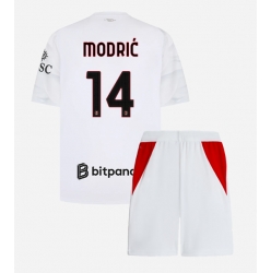 AC Milan Luka Modric #14 Auswärtstrikot Kinder 2026-27 Kurzarm (+ kurze hosen)