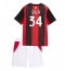 AC Milan Mario Gila #34 Heimtrikot Kinder 2026-27 Kurzarm (+ kurze hosen)