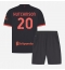 AC Milan Omari Hutchinson #20 3rd trikot Kinder 2026-27 Kurzarm (+ kurze hosen)