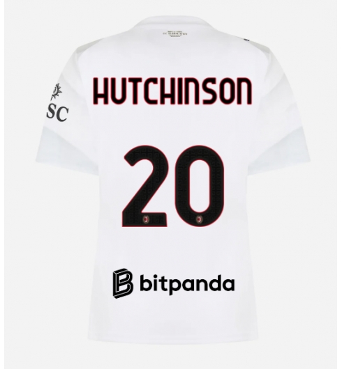 AC Milan Omari Hutchinson #20 Auswärtstrikot Frauen 2026-27 Kurzarm AC Milan Omari Hutchinson #20 Auswärtstrikot Frauen 2026-27 Kurzarm