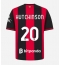 AC Milan Omari Hutchinson #20 Heimtrikot 2026-27 Kurzarm AC Milan Omari Hutchinson #20 Heimtrikot 2026-27 Kurzarm