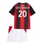 AC Milan Omari Hutchinson #20 Heimtrikot Kinder 2026-27 Kurzarm (+ kurze hosen)