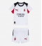 AC Milan Pervis Estupinan #2 Auswärtstrikot Kinder 2025-26 Kurzarm (+ kurze hosen)
