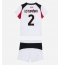 AC Milan Pervis Estupinan #2 Auswärtstrikot Kinder 2025-26 Kurzarm (+ kurze hosen)