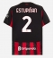 AC Milan Pervis Estupinan #2 Heimtrikot 2025-26 Kurzarm