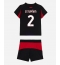 AC Milan Pervis Estupinan #2 Heimtrikot Kinder 2025-26 Kurzarm (+ kurze hosen)
