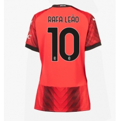 AC Milan Rafael Leao #10 Heimtrikot Frauen 2023-24 Kurzarm