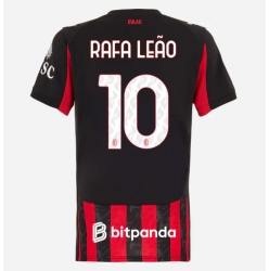 AC Milan Rafael Leao #10 Heimtrikot Frauen 2025-26 Kurzarm