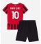 AC Milan Rafael Leao #10 Heimtrikot Kinder 2024-25 Kurzarm (+ kurze hosen)