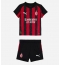 AC Milan Rafael Leao #10 Heimtrikot Kinder 2025-26 Kurzarm (+ kurze hosen)