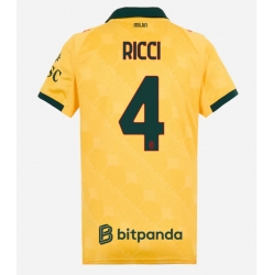 AC Milan Samuele Ricci #4 3rd trikot Frauen 2025-26 Kurzarm