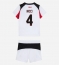 AC Milan Samuele Ricci #4 Auswärtstrikot Kinder 2025-26 Kurzarm (+ kurze hosen)
