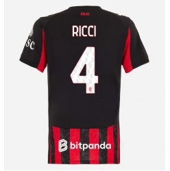 AC Milan Samuele Ricci #4 Heimtrikot Frauen 2025-26 Kurzarm