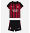 AC Milan Samuele Ricci #4 Heimtrikot Kinder 2025-26 Kurzarm (+ kurze hosen)