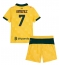 AC Milan Santiago Gimenez #7 3rd trikot Kinder 2025-26 Kurzarm (+ kurze hosen)