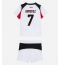 AC Milan Santiago Gimenez #7 Auswärtstrikot Kinder 2025-26 Kurzarm (+ kurze hosen)