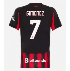 AC Milan Santiago Gimenez #7 Heimtrikot Frauen 2025-26 Kurzarm