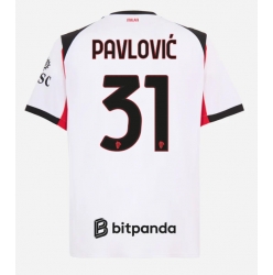 AC Milan Strahinja Pavlovic #31 Auswärtstrikot 2025-26 Kurzarm